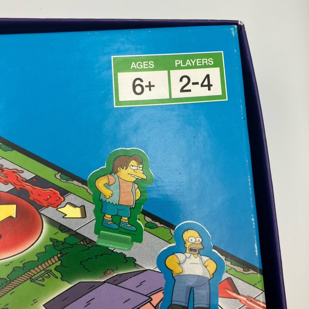 The Simpsons Sorry! Board Game Parker Brothers Complete Excellent Condition - Picture 7 of 9